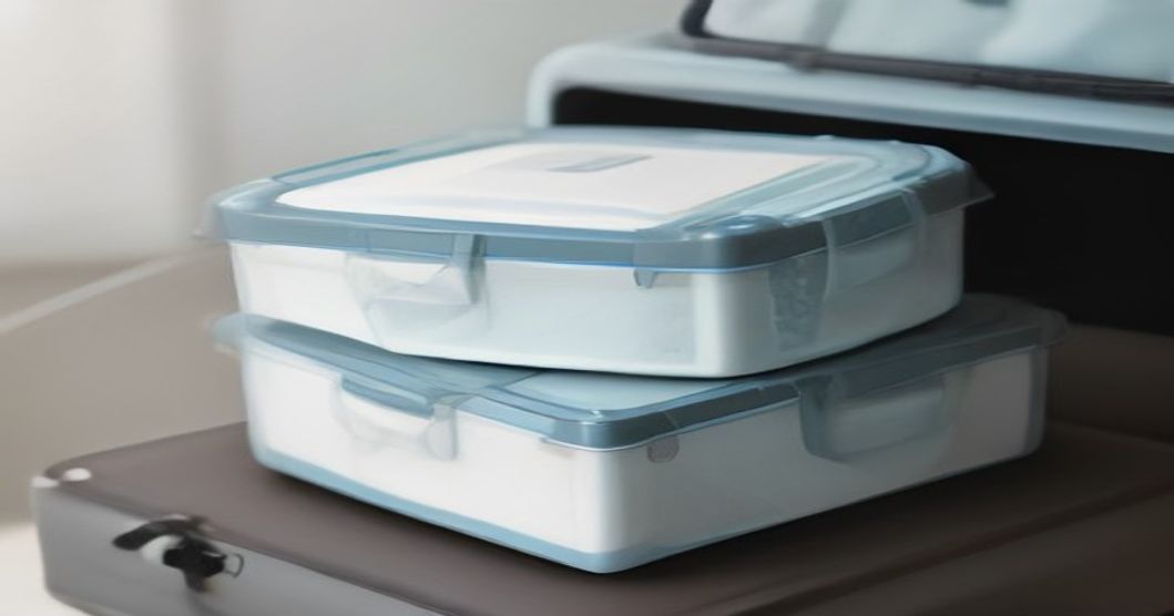 Packing cubes organized inside a suitcase demonstrating efficient space usage for long trip packing